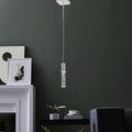 Rectangular Crystal Pendant // 1 Light