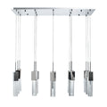 15 Light Rectangular Crystal Chandelier