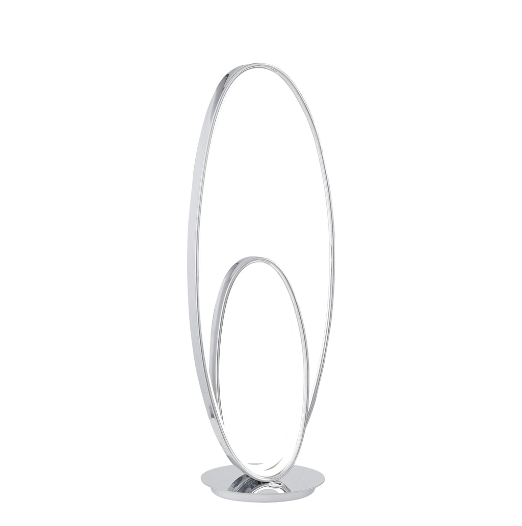 Milan Chrome Table Lamp // LED Strip & Touch Dimmer