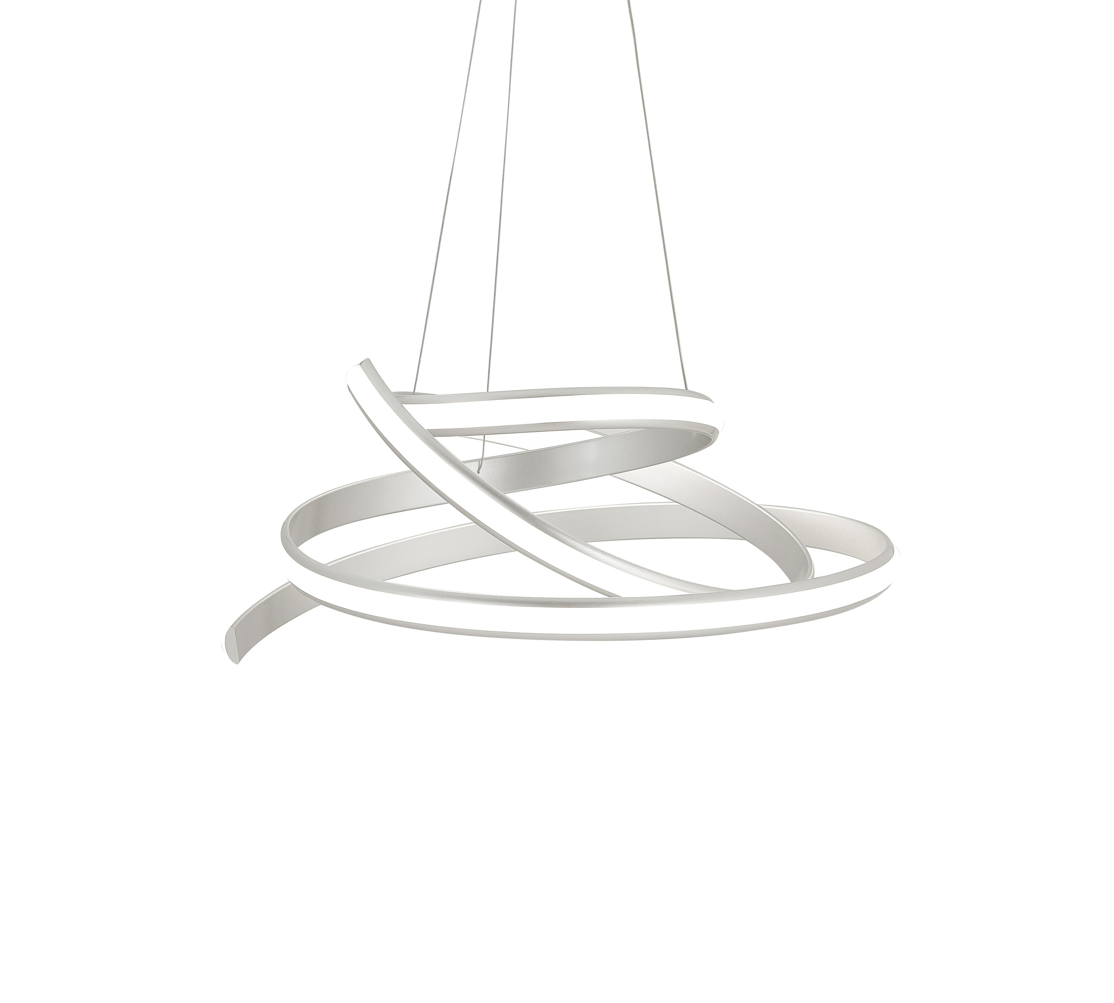 Oslo LED Adjustable Chandelier // Silver