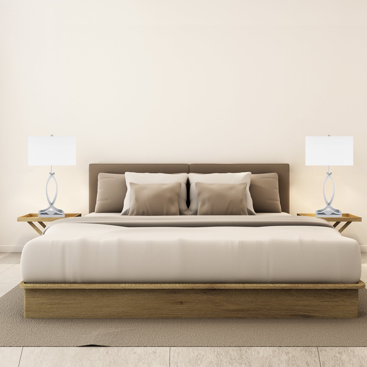 Unity 1 Light Table Lamp // Chrome