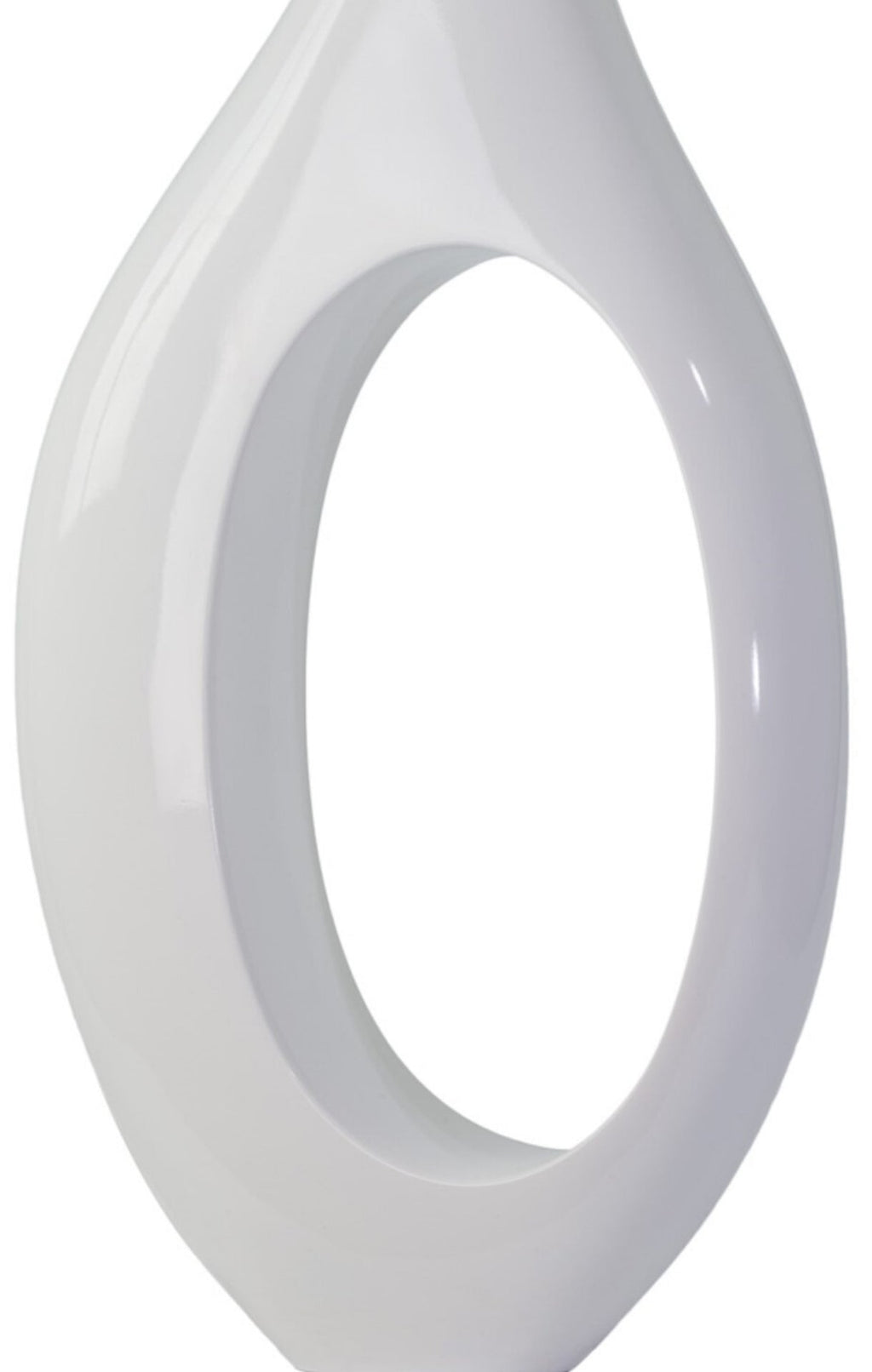 Trombone Vase // Small White