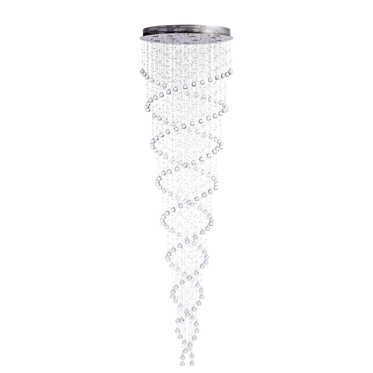 Crystal Chandelier Double Helix - 12 Light