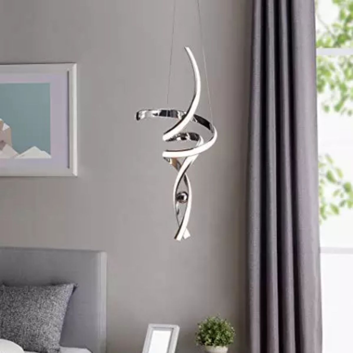 Hamburg LED Chandelier // Chrome