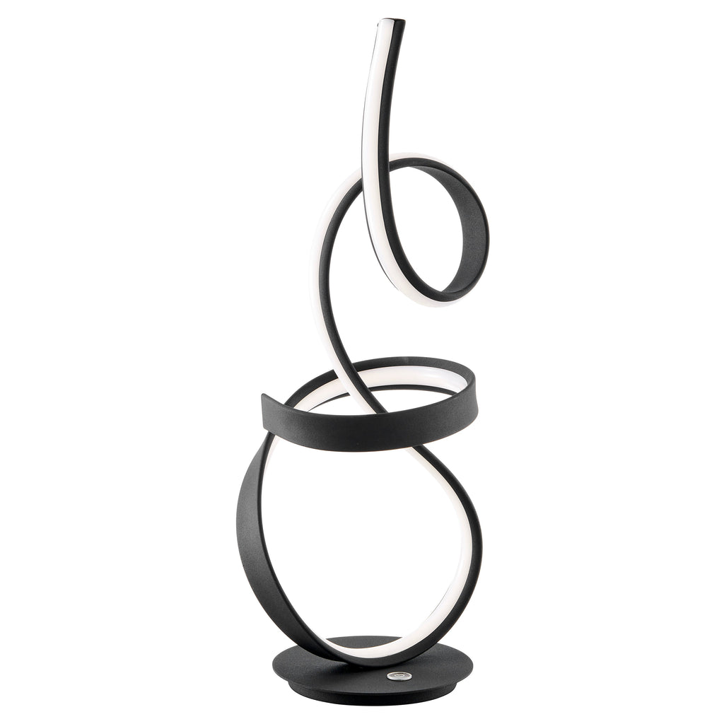 Amsterdam LED with Touch Dimmer Table Lamp // Black