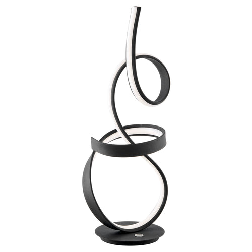 Amsterdam LED with Touch Dimmer Table Lamp // Black
