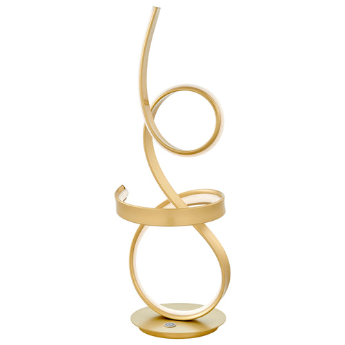 Amsterdam LED with Touch Dimmer Table Lamp // Gold