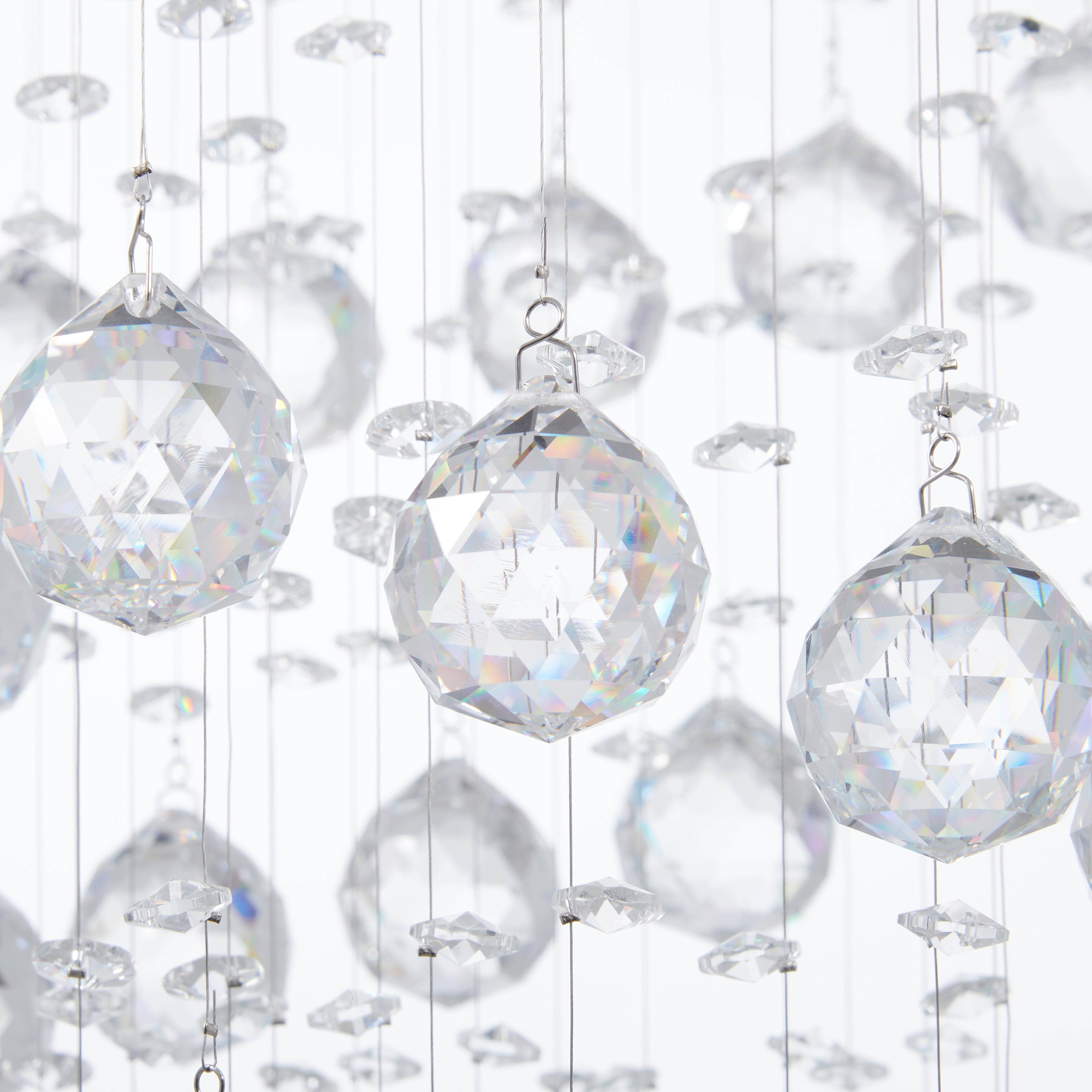 Crystal Double Helix Chandelier