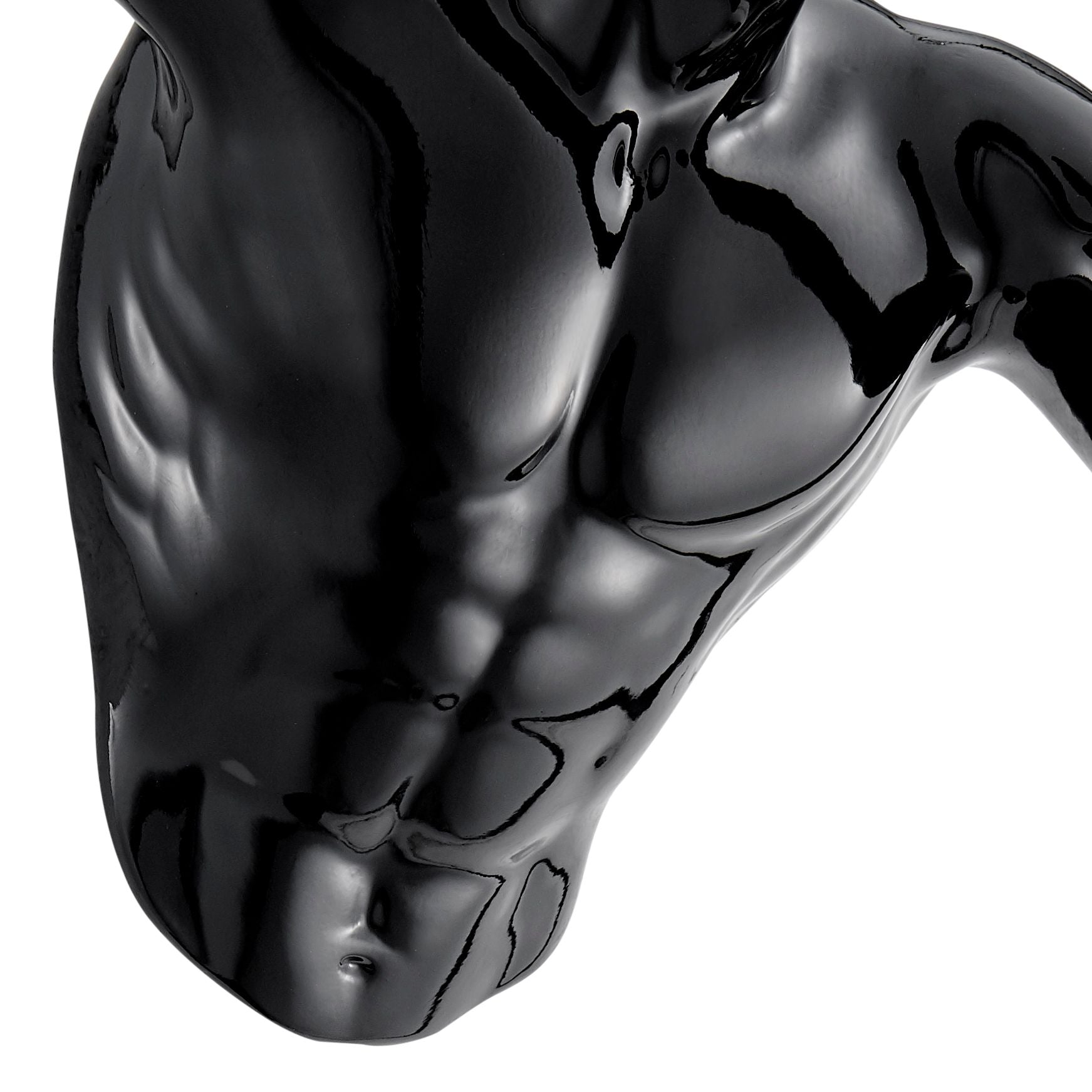 Black Runner Man 13" Wall Sculpture