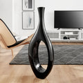 Trombone Vase - Small Black