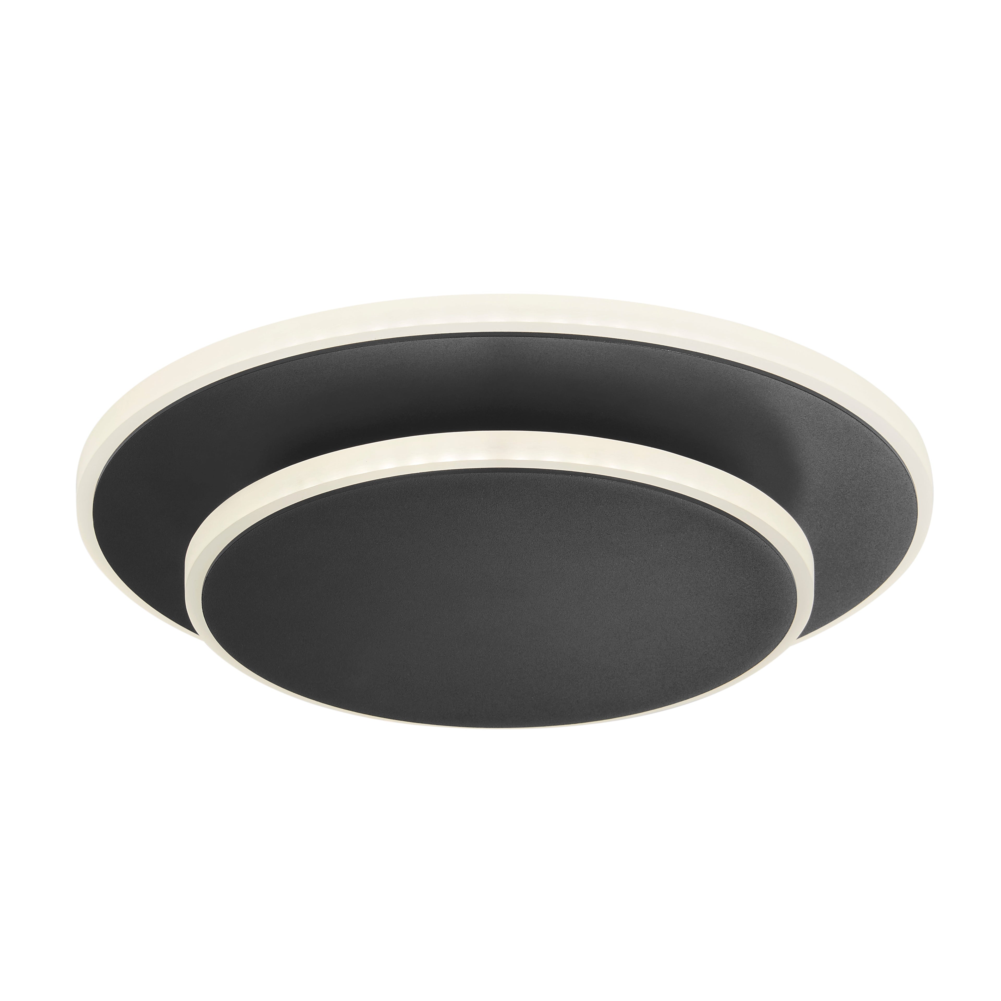 Black Luna Eclipse Two Circle Multiuse Lamp