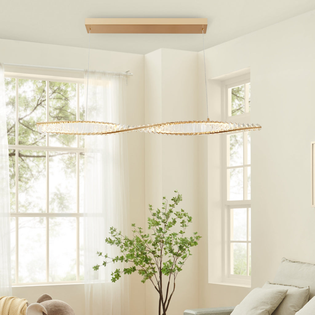 Towson Chandelier // Brushed Gold