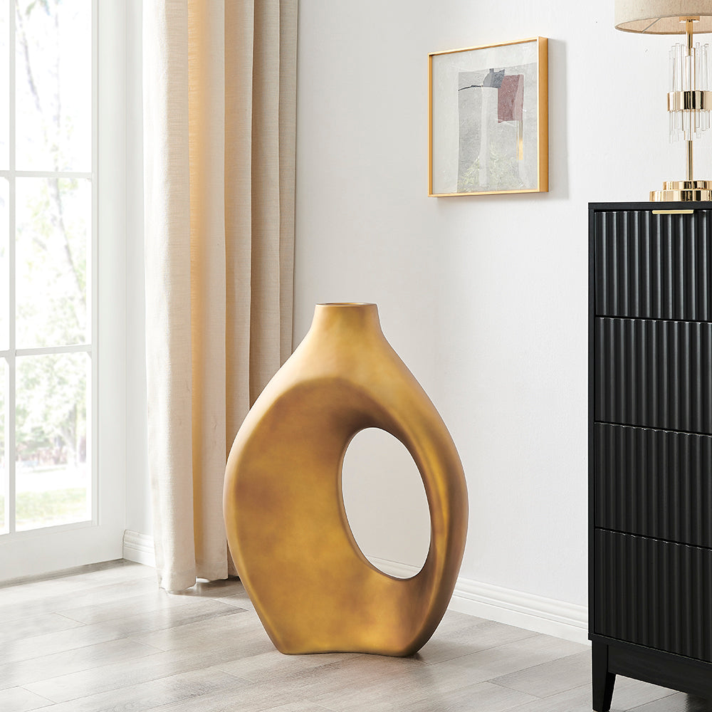Simi Vase Large // Bronze