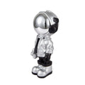 Astronaut Sculpture  - Black & Silver Small