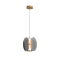 Glass Antique Brass Finish Pendant