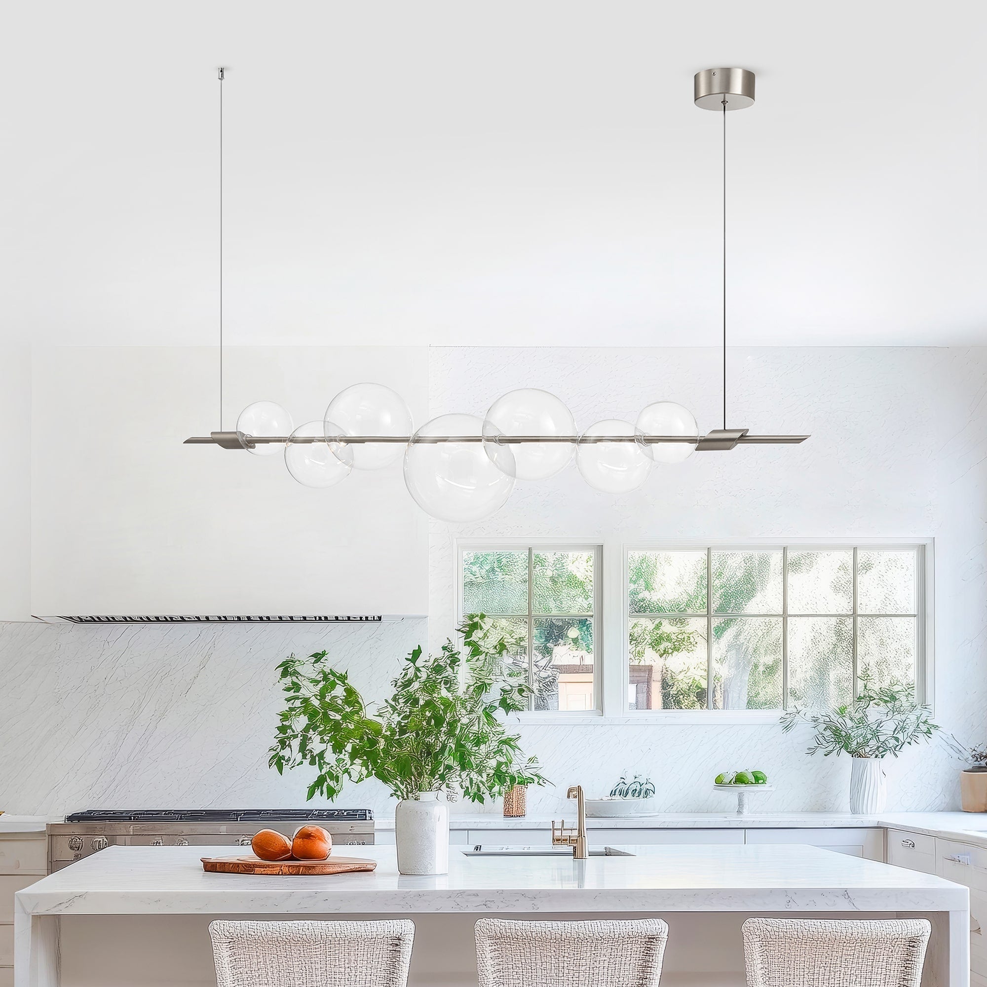 Aluminum and Glass Linear Light
