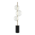 Aluminum and Glass Table Lamp - Satin Nickel