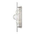 Aluminum and Glass Wall Lamp - Satin Nickel