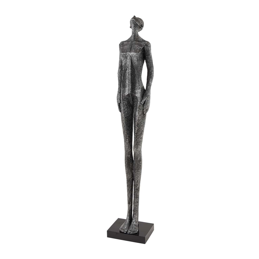 Black Silent Poise Sculpture