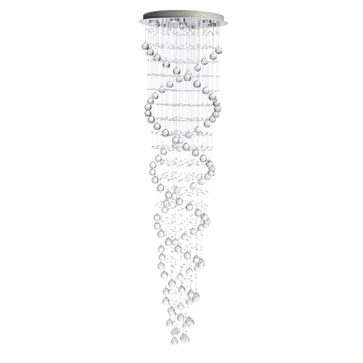 Crystal Chandelier Double Helix - 7 Light