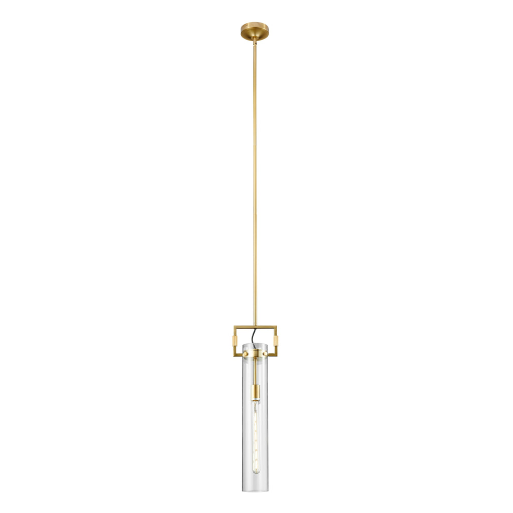 Zeus 1 LED Light Pendant // Crystal & Gold